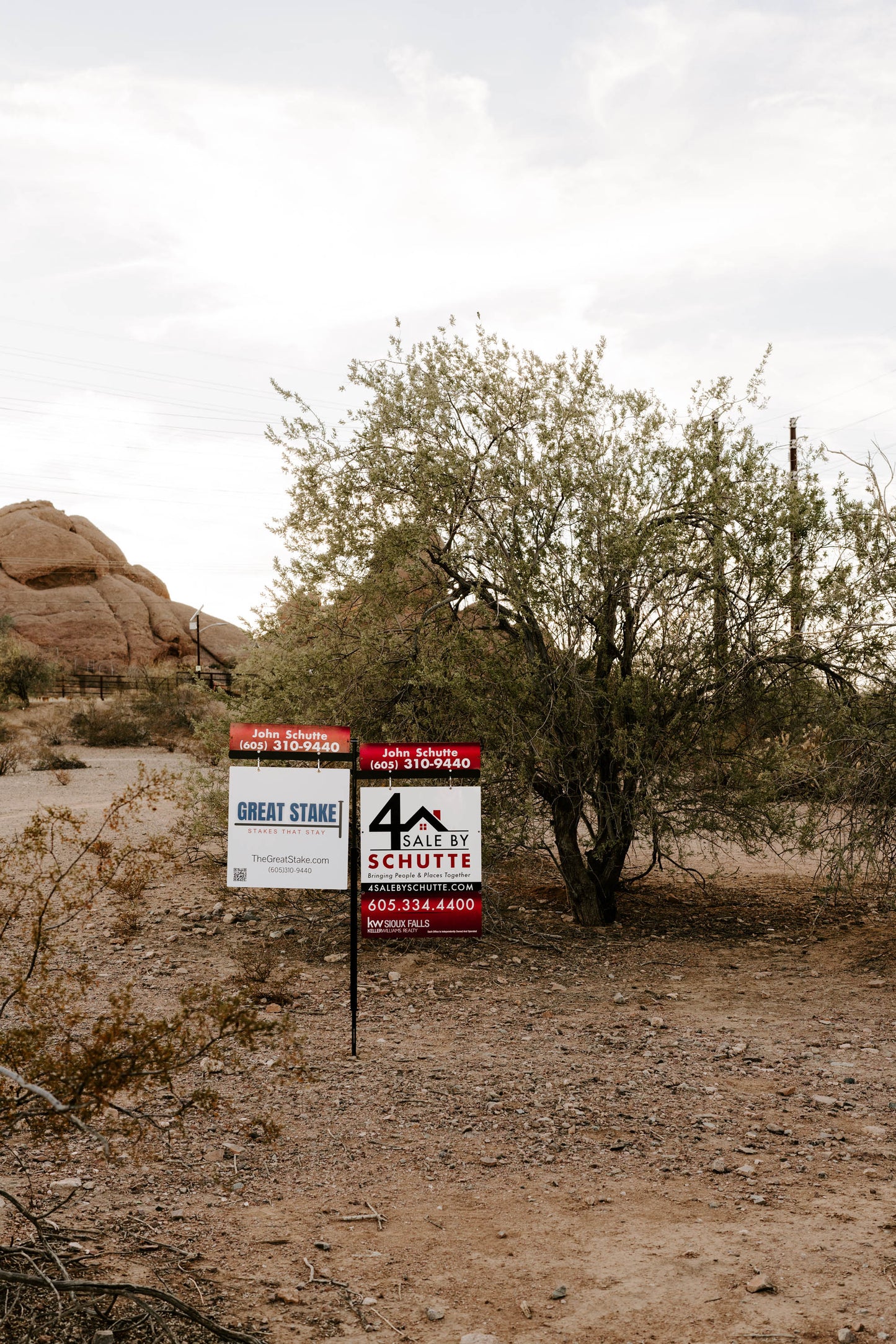 Real Estate Sign Post